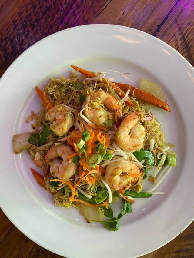 Lunch Singapore Noodles.